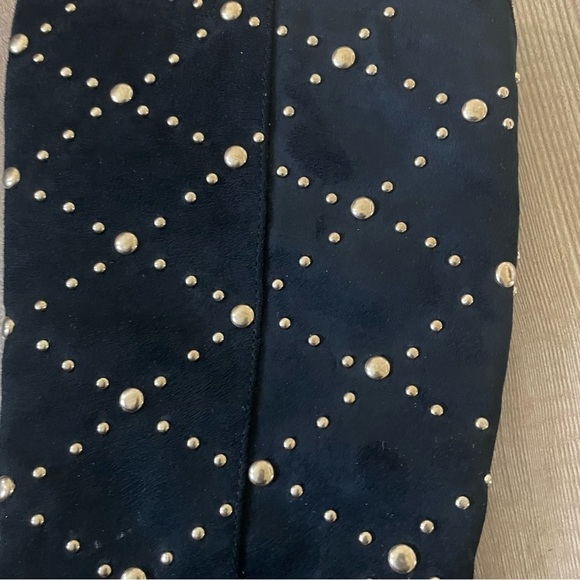 C Comfort est.1946 woman’s gold stud high boot size 6 black kitty heel comfort - Picture 8 of 8